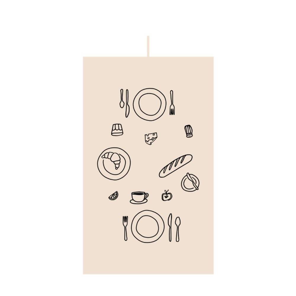 NEW IMANI COLLECTIVE dinner party table setting canvas placemat in beige